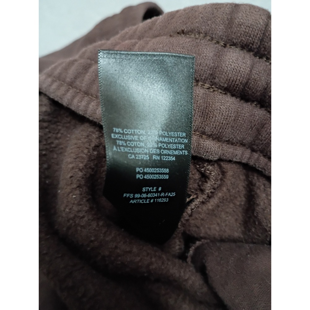 Aritzia Sweatfleece Boyfriend Fit Sweatpants Brown 2XL Wide Leg Joggers - Picture 4 of 9